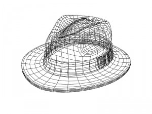 fedora adventuring - indiana jones hat Model 3D