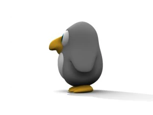 cartoon penguin 3D Model
