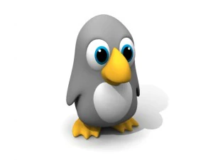 cartoon penguin 3D Model