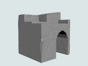 ruins castle 3D Model