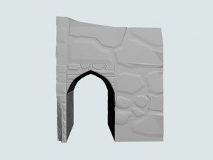 ruins castle 3D Model
