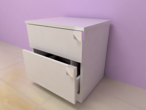 mesita de noche 3D Model