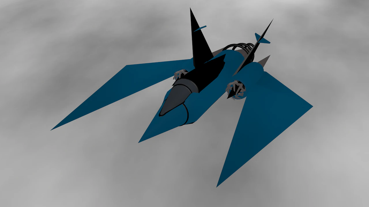fantastic plane 3D Model .c4d .max .obj .3ds .fbx .stl .blend 