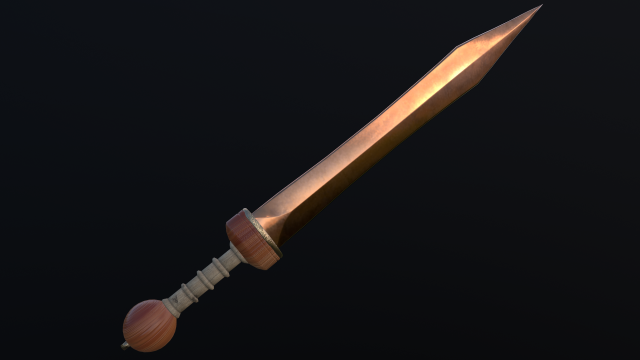 gladius 3D 모델 .c4d .max .obj .3ds .fbx .stl .blend 