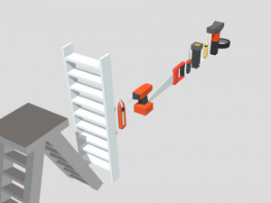 low poly tools low-poly 3D Модель
