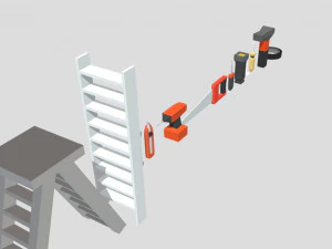 low poly tools low-poly 3D Model