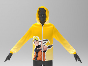 3d hoodie - 2 models Model 3D