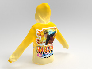 3d hoodie - 2 models Model 3D