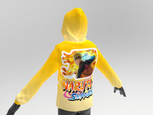 3d hoodie - 2 models Model 3D