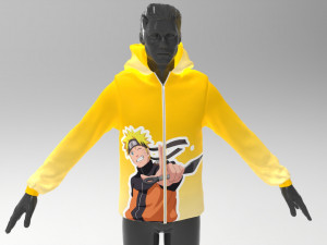 3d hoodie - 2 models Model 3D