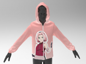 3d hoodie - 2 models Modèle 3D