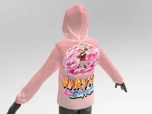 3d hoodie - 2 models 3D Model