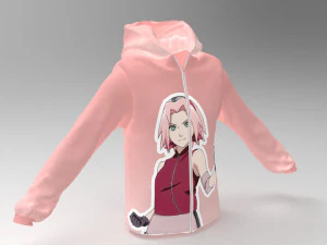 3d hoodie - 2 models 3D Model