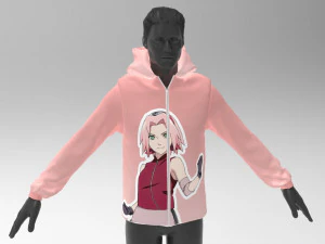 3d hoodie - 2 models 3D Model