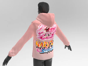 3d hoodie - 2 models 3D Model
