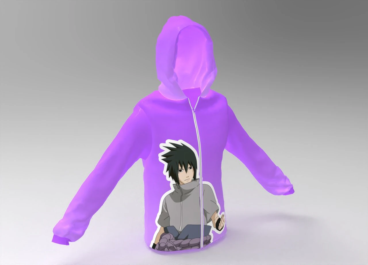 3d hoodie - 2 models 3D Model .c4d .max .obj .3ds .fbx .stl .blend
