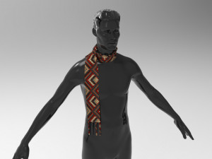 3d scarf - 6 models 3D Модель