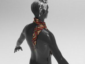 3d scarf - 6 models 3D Модель