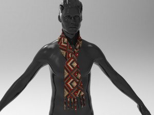 3d scarf - 6 models 3D Модель