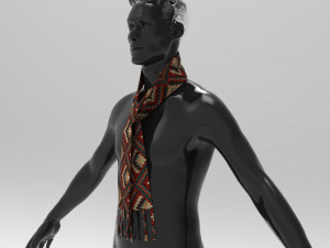3d scarf - 6 models 3D Модель