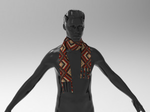 3d scarf - 6 models 3D Модель