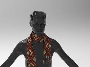 3d scarf - 6 models 3D Модель
