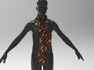 3d scarf - 6 models 3D Модель