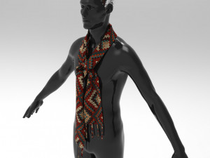 3d scarf - 6 models 3D Модель