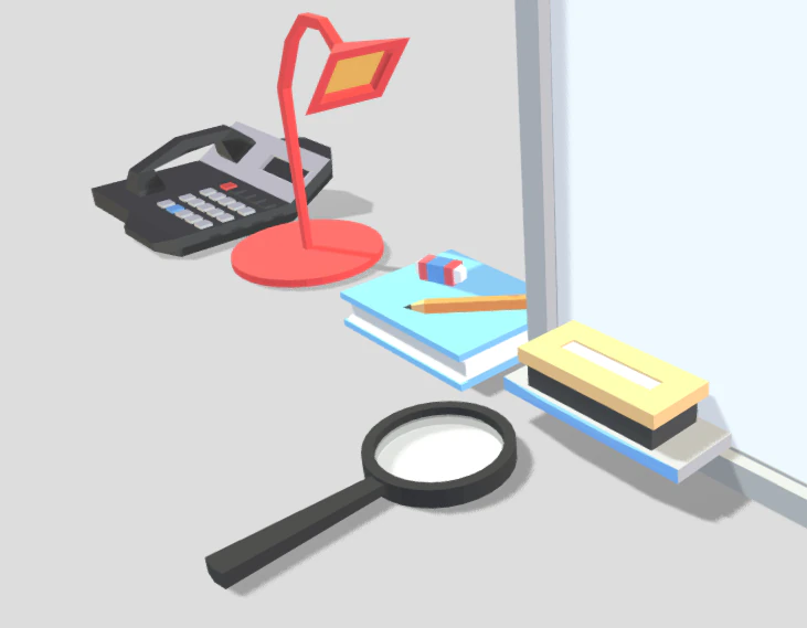 office tools 14 models 3D Model .c4d .max .obj .3ds .fbx .stl .blend 