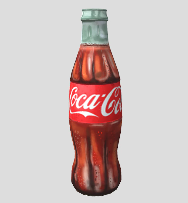 3d coca cola stylized 3D Model .c4d .max .obj .3ds .fbx .stl .blend 