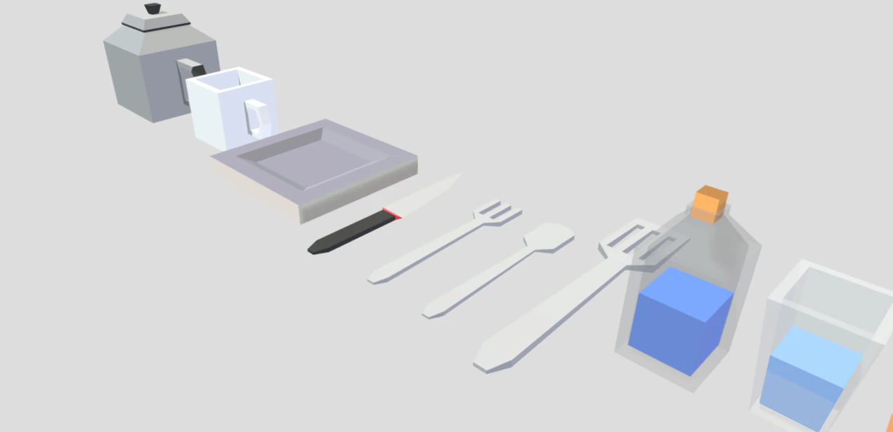 cook tools 13 models 3D Model .c4d .max .obj .3ds .fbx .stl .blend 