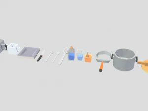 cook tools 13 models 3D Model