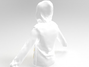 3d cute hoodie shirt 3D 模型
