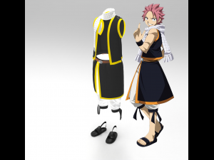 3d natsu dragneel clothes 3D 모델