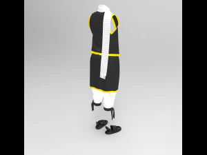 3d natsu dragneel clothes 3D Model