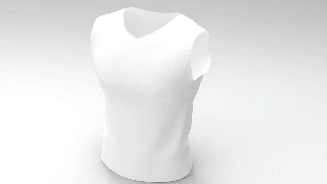 3d shirt sleeveless 3D Model .c4d .max .obj .3ds .fbx .stl .blend 