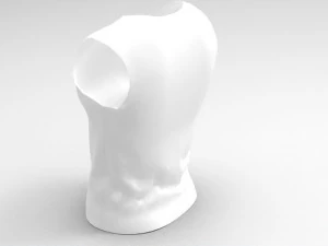 3d shirt sleeveless 3D Model