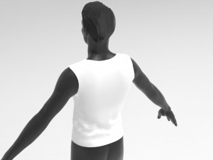 3d shirt sleeveless Modèle 3D
