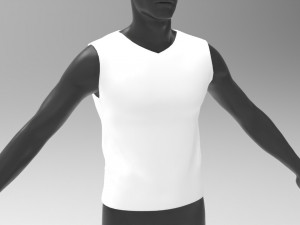 3d shirt sleeveless Modèle 3D