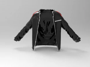 chaqueta negra Modelo 3D
