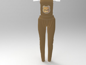 farm cute outfit 3D 模型