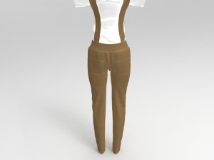 farm cute outfit 3D 模型