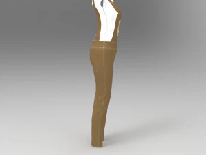 farm cute outfit 3D Model