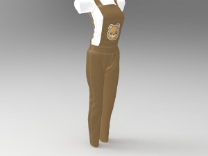 farm cute outfit 3D 模型