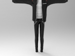 full set outfit- jacket- shirt- pant 3Dモデル