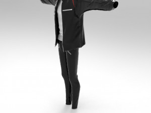 full set outfit- jacket- shirt- pant 3Dモデル