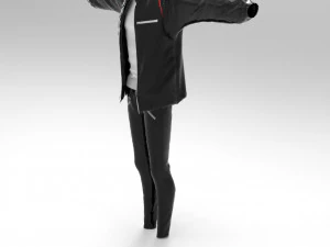 full set outfit- jacket- shirt- pant 3D Model
