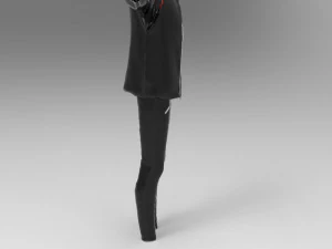 full set outfit- jacket- shirt- pant 3D Model
