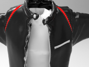 full set outfit- jacket- shirt- pant 3Dモデル