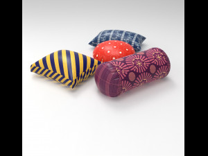 pillow - 4 models 3D 모델